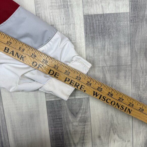 ✅COLUMBIA Hooded Fleece Lined Jacket Woman's LARGE Full Zip Midweight Colorblock - Picture 6 of 11